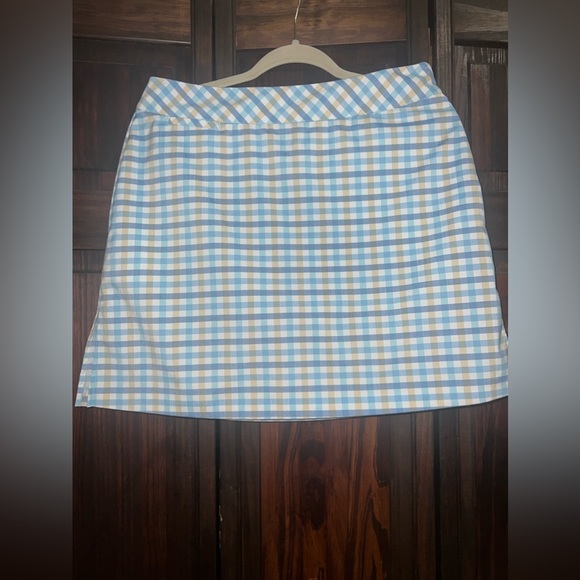 Adidas plaid sport skirt golf under shorts‎ athletic size 8 - Picture 1 of 5